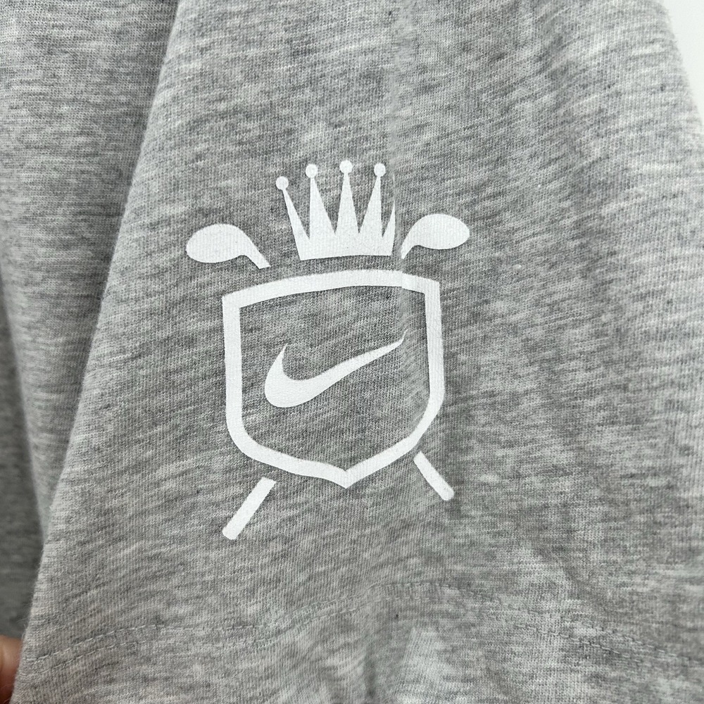Nike Golf Tee  T Shirt Mens 2XL Gray Graphic "‎ Blowin A Hoolie" Dri-Fit NWOT - Picture 5 of 10